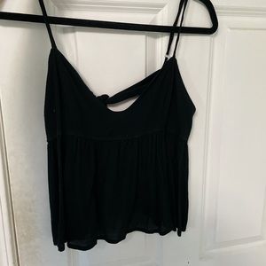 Brandy Melville blank tank top with tie in back!
